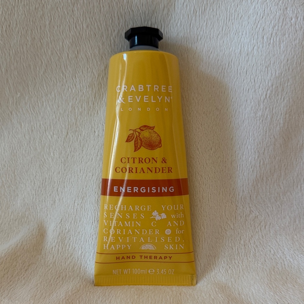 NEW SEALED Crabtree & Evelyn Citron & Coriander Hand Therapy - 100ml Large Size